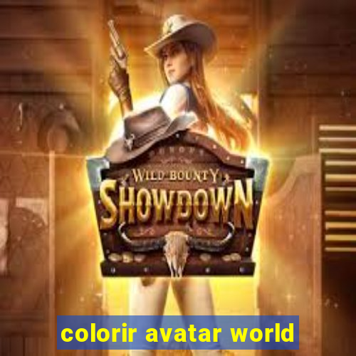 colorir avatar world